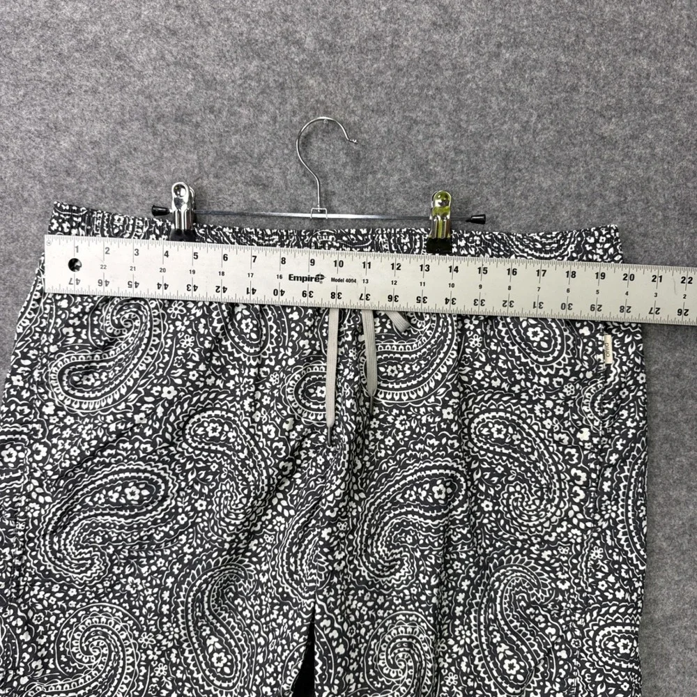 Onia Swim Trunks XXL Navy White Paisley Nylon Mesh Lined Spanish Fabric Shorts